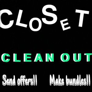 CLOSET CLEAN OUT!!!